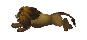 Gif animé lion attaque